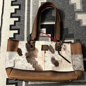 STS RANCH-WEAR cowhide Montana tote
